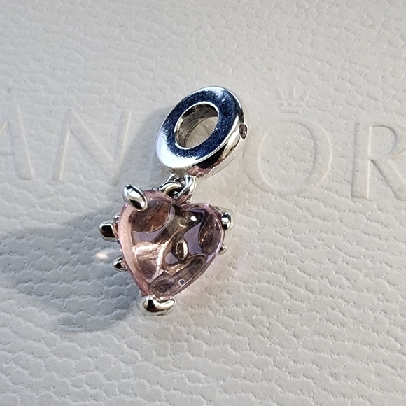 Pandora Pink Family Tree & Heart Dangle Charm - Picture 2 of 9
